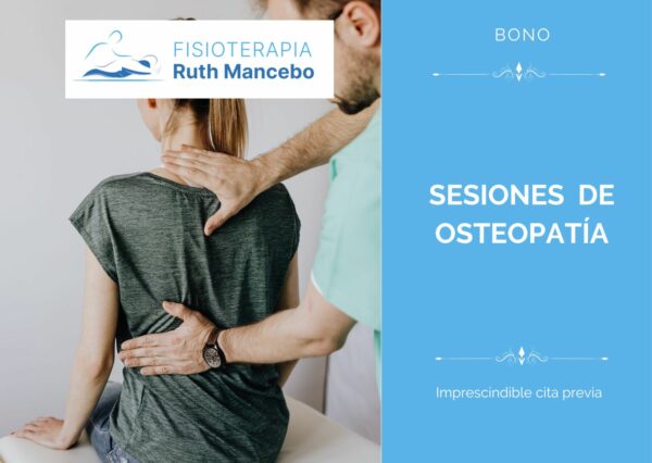 Fisioterapia Ruth Mancebo. Bono sesiones de osteopatía.