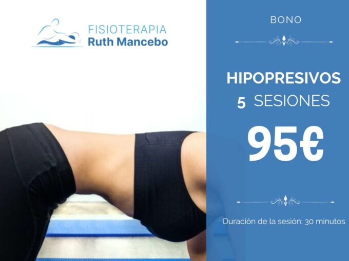 Bono 5 sesiones de hipopresivos. 95€
